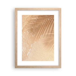 Poszter világos tölgy keretben - A forró nyár árnyéka - 30x40 cm