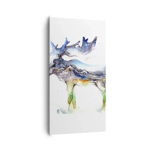 Vászonkép - Egy téli mese hőse - 65x120 cm