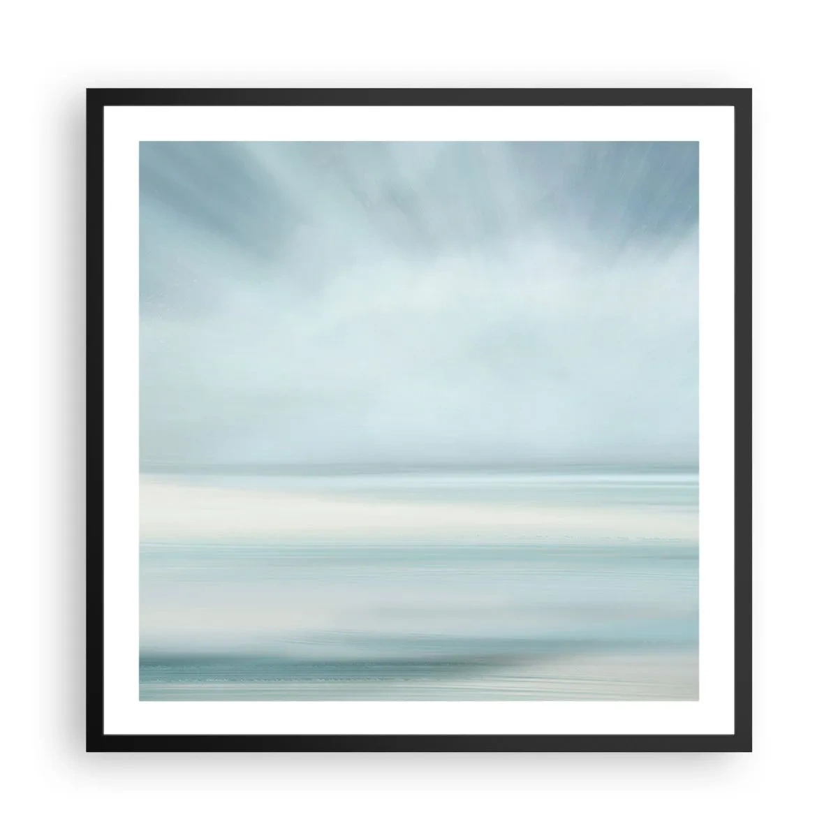 Poszter fehér keretben - Béke egészen a horizontig - 60x60 cm