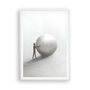 Poszter fekete keretben - Az élet játéka - 70x100 cm