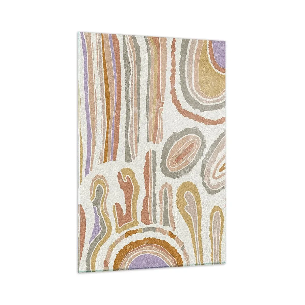 Üveg kép - Színes keresztmetszetek - 80x120 cm