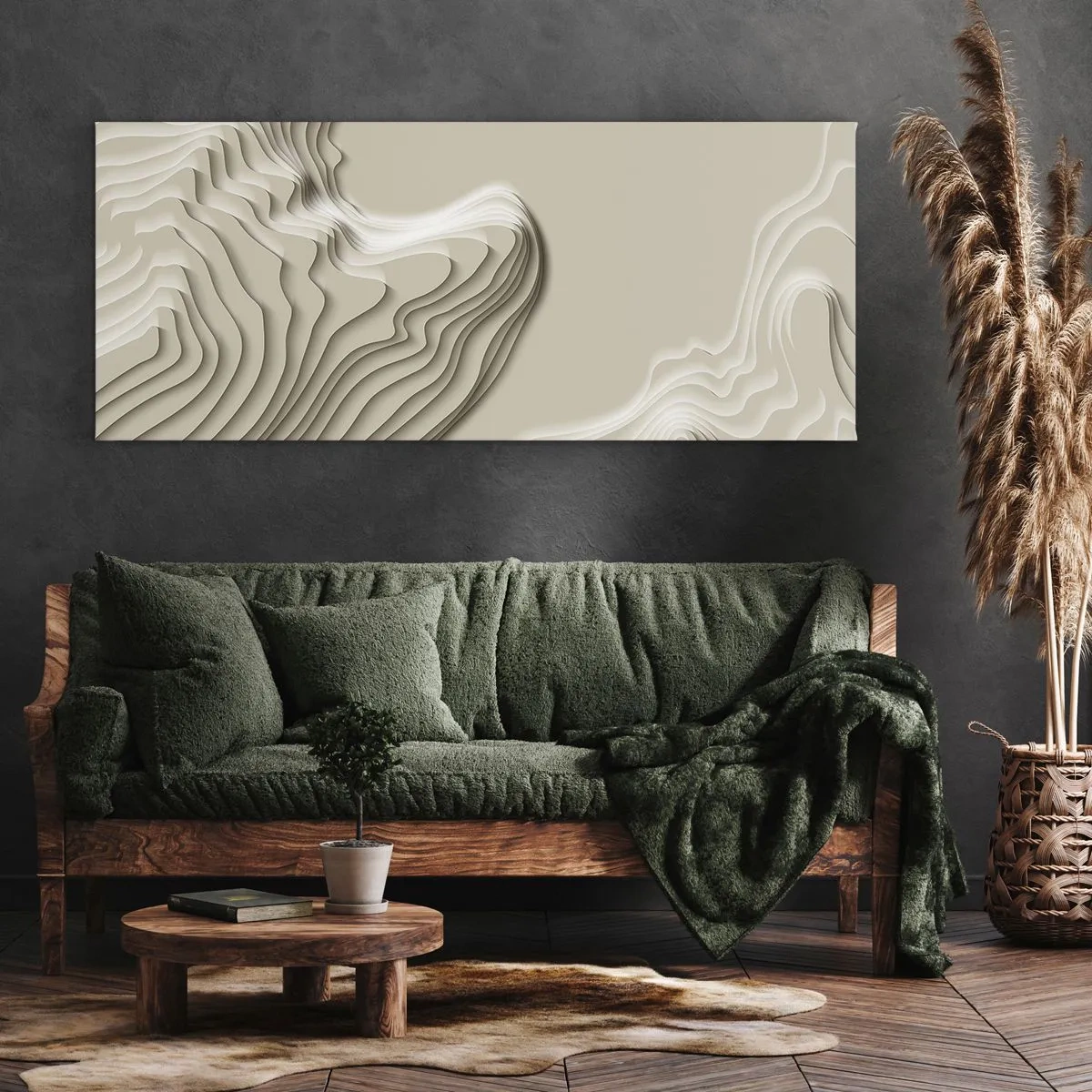 Vászonkép - Művészeti topográfia - 160x50 cm