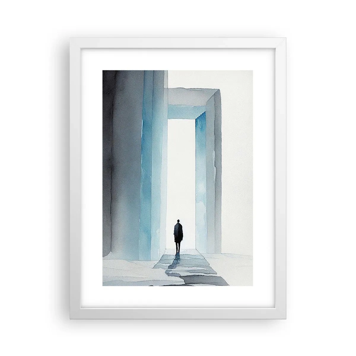 Poszter fekete keretben - Élj korlátok nélkül - 30x40 cm