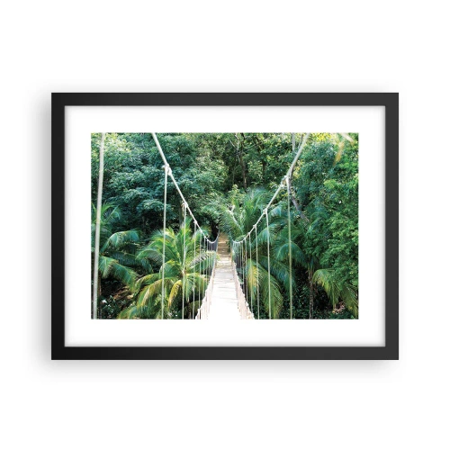 Poszter fehér keretben - Üdvözöljük a dzsungelben! - 40x30 cm