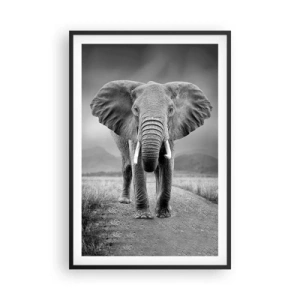 Poszter fehér keretben - A házigazda üdvözli - 61x91 cm