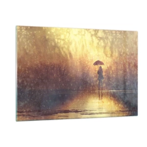 Üveg kép - Érzem, hogy valaki engem néz - 120x80 cm