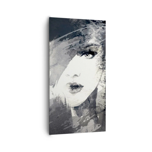 Vászonkép - Szürke fátyol mögül - 65x120 cm