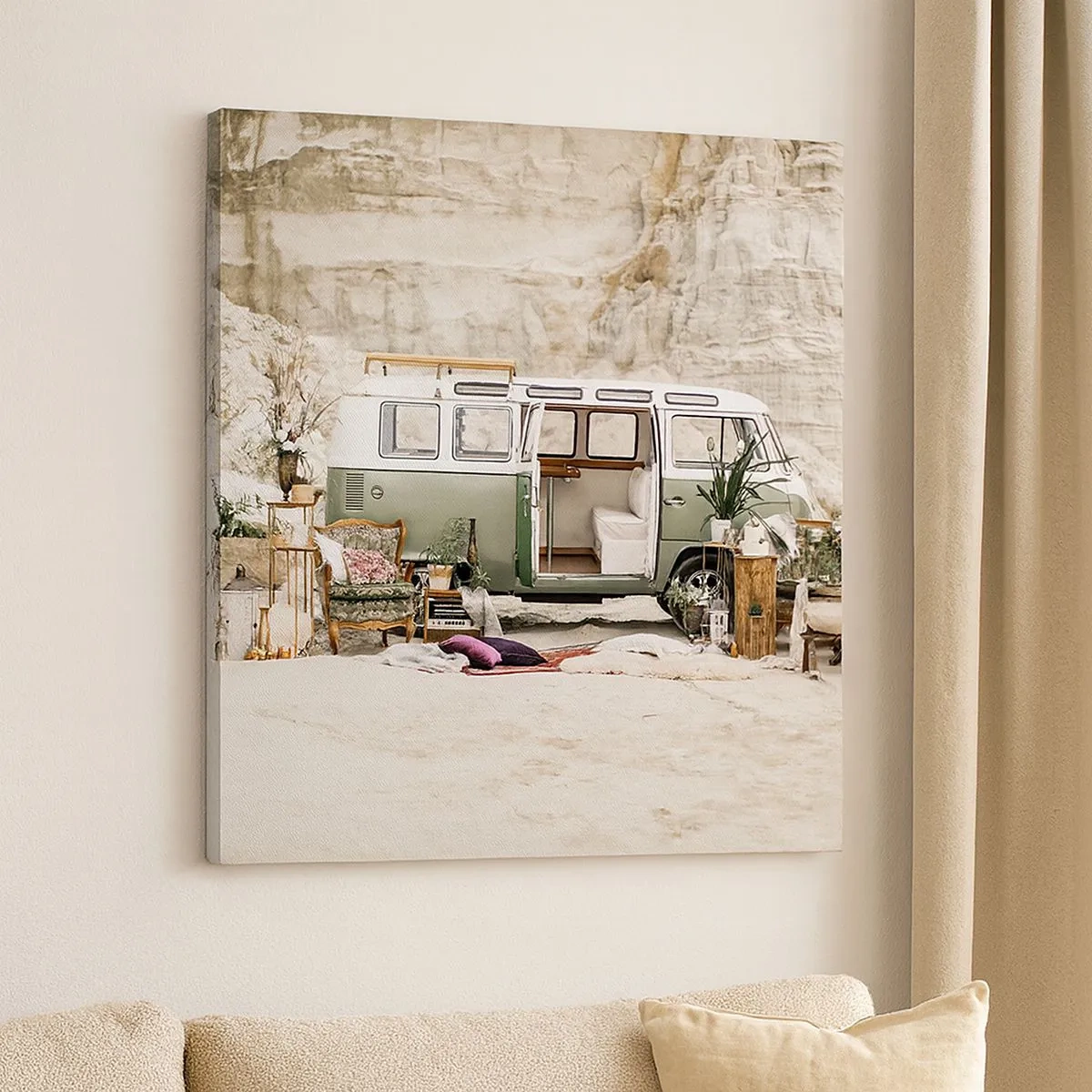 Vászonkép - Ideje elkezdeni az utazást - 30x30 cm