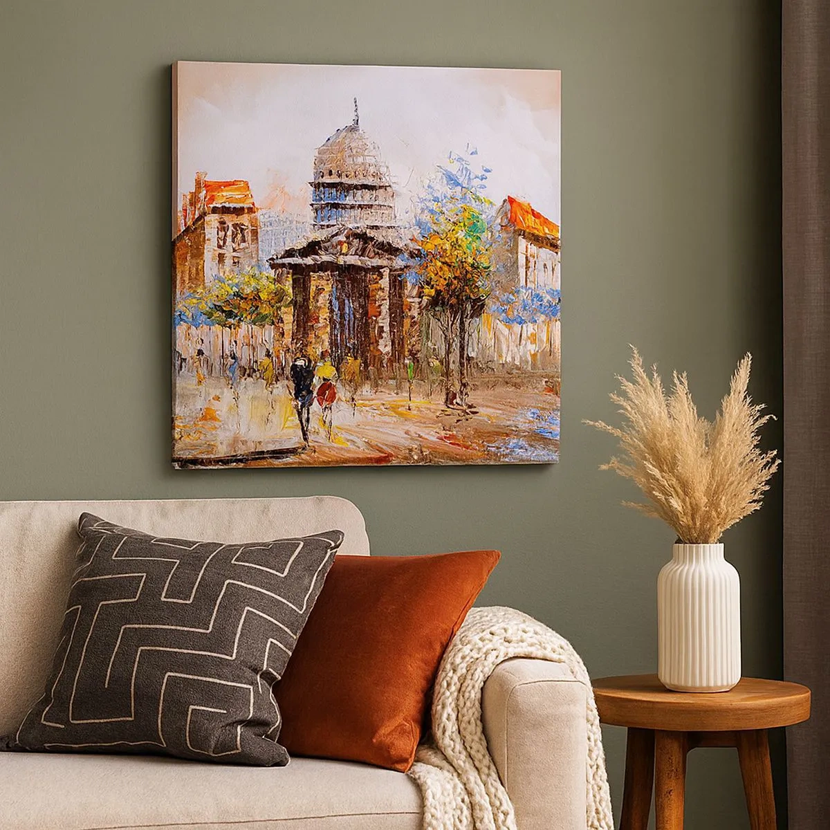 Vászonkép - Párizsi séta - 30x30 cm