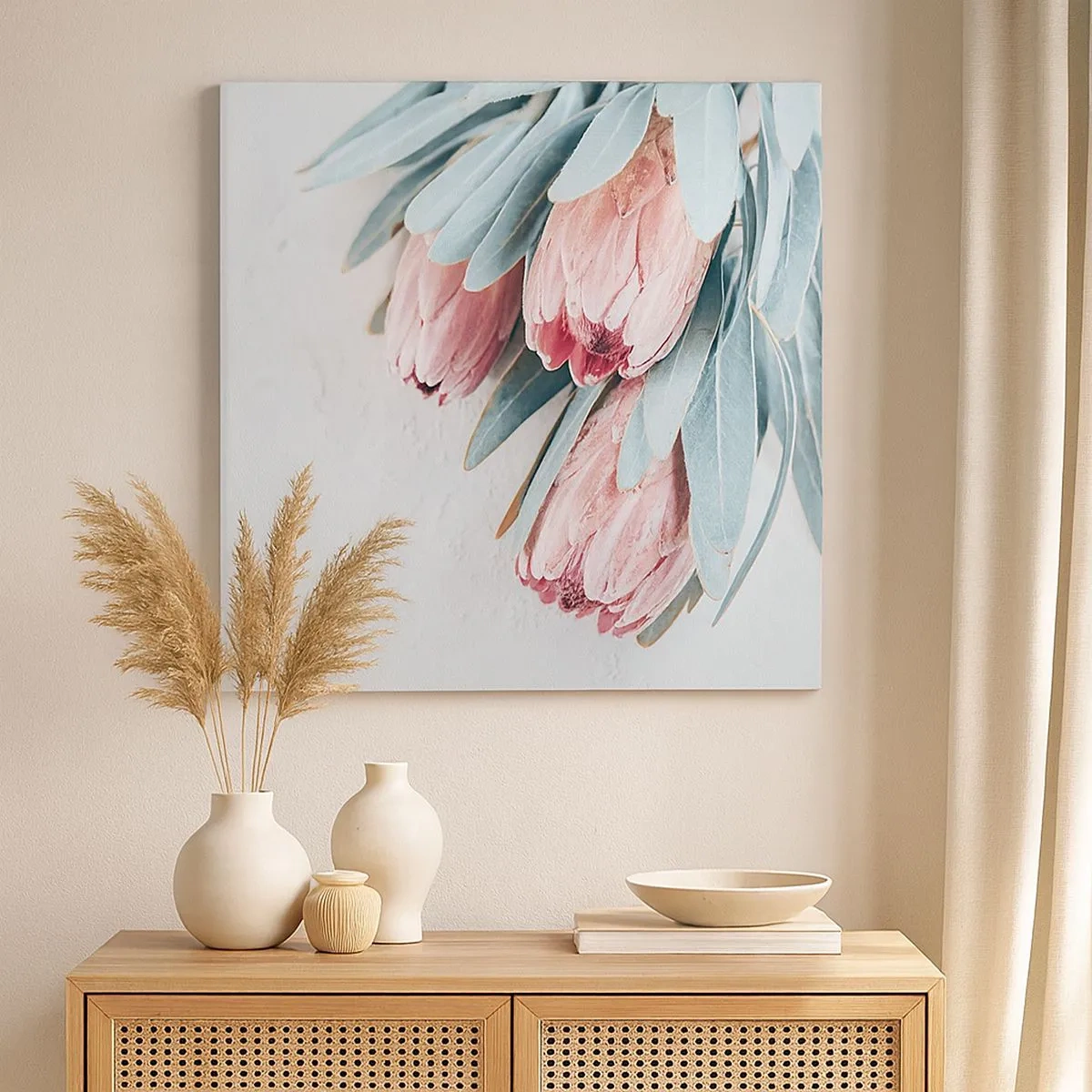 Vászonkép - Szégyellve saját szépségüket - 30x30 cm