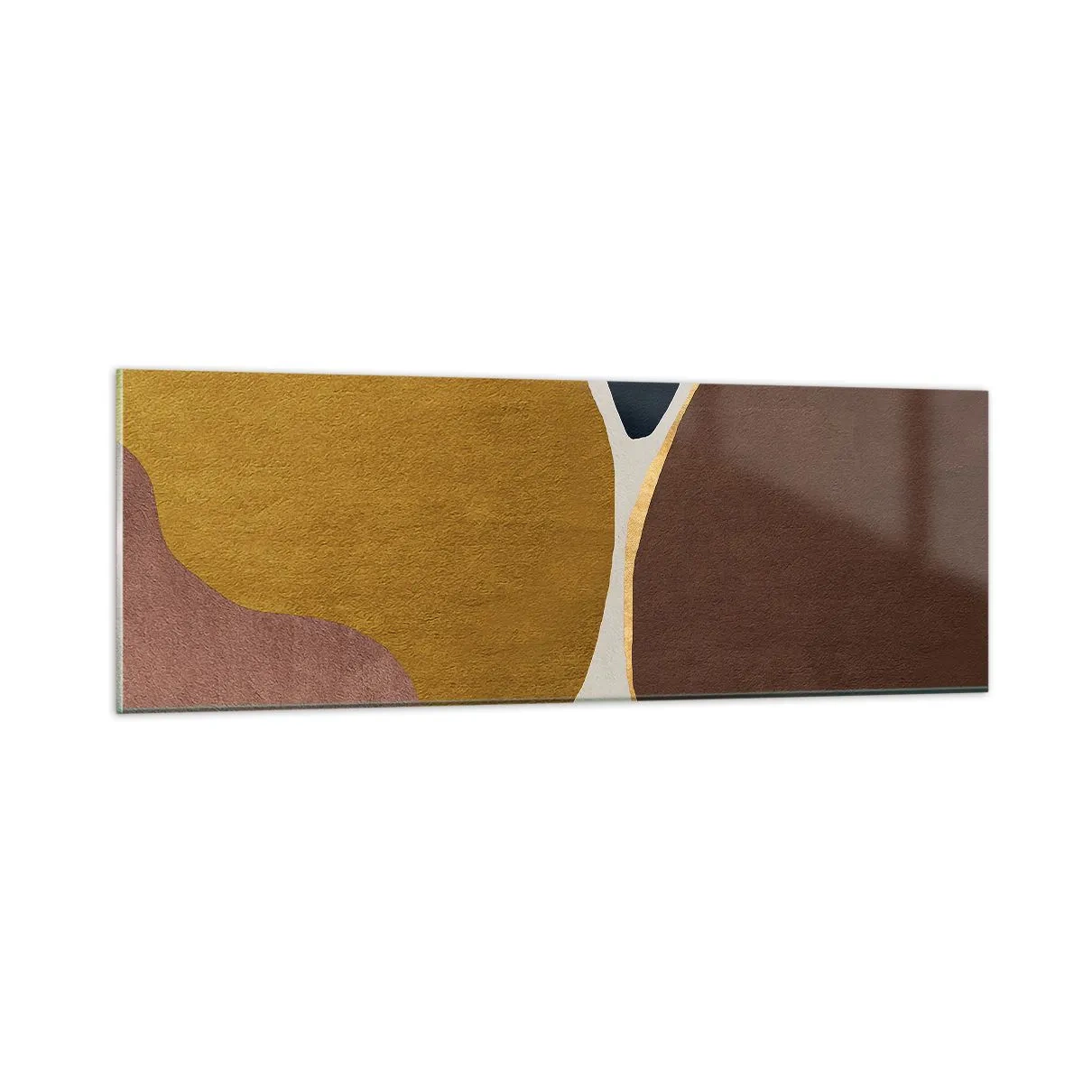 Üveg kép - Absztrakció - egy hely a térben - 90x30 cm