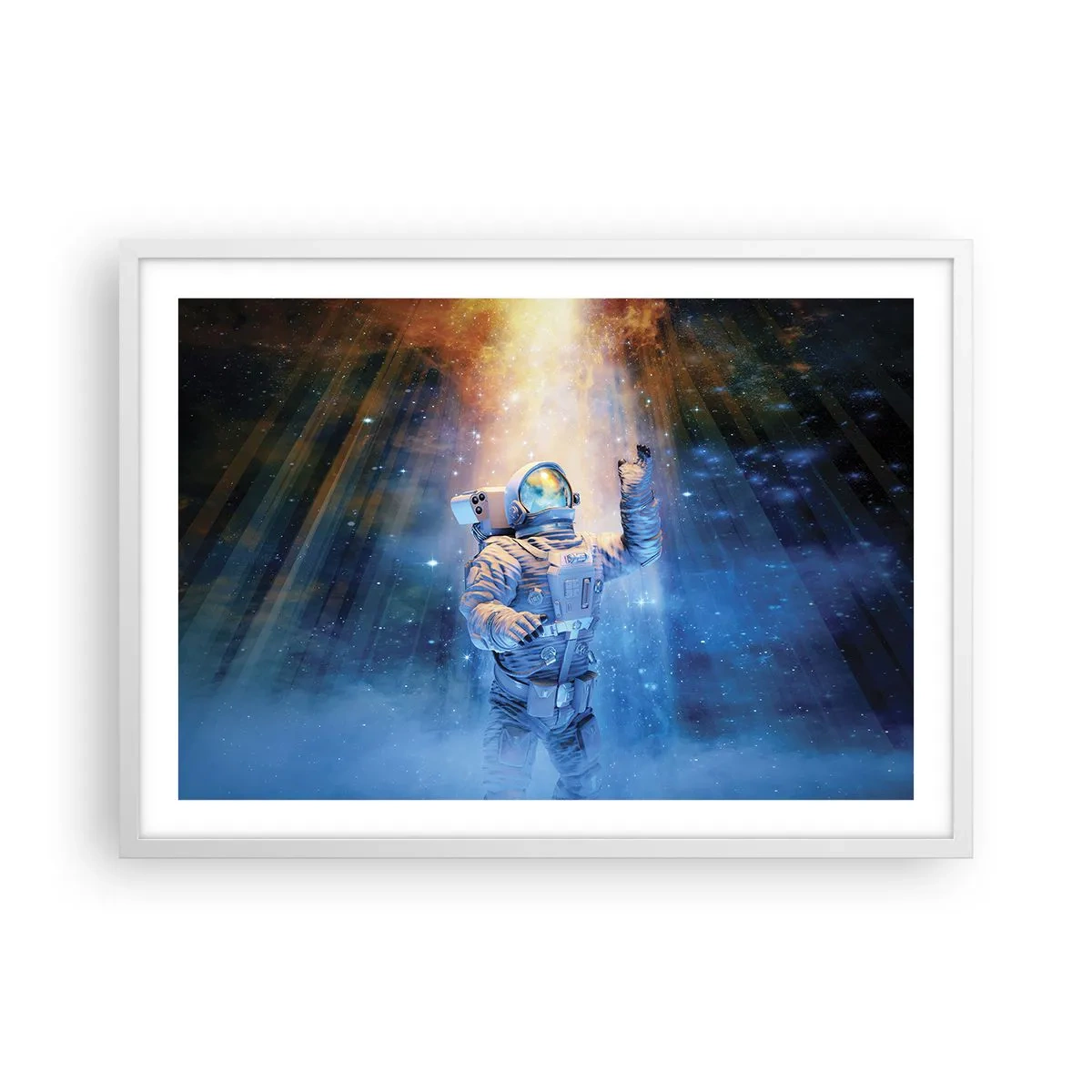 Poszter fekete keretben - Végül a célban - 70x50 cm