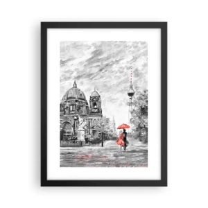 Poszter fehér keretben - Berlini találkozó - 30x40 cm