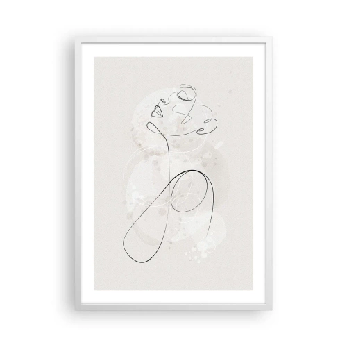 Poszter fekete keretben - A szépség spirálja - 50x70 cm