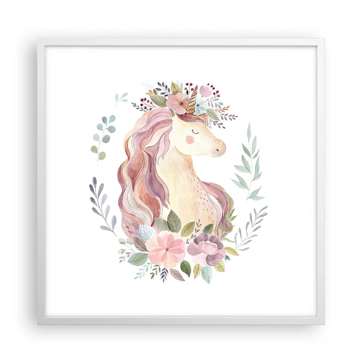 Poszter fekete keretben - Meghívás a tündérmesék világába - 60x60 cm