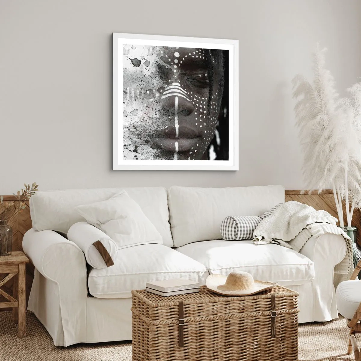 Poszter fekete keretben - Fedezd fel az eredeti szellemet - 40x40 cm