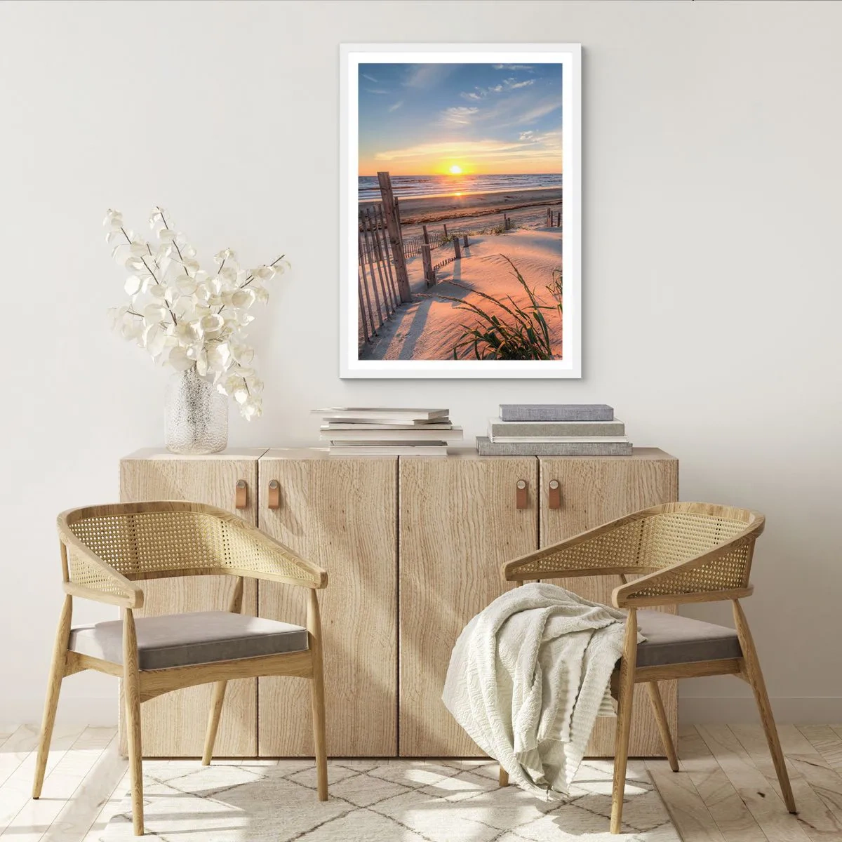 Poszter fekete keretben - A szél ragyogása és árnyéka - 70x100 cm