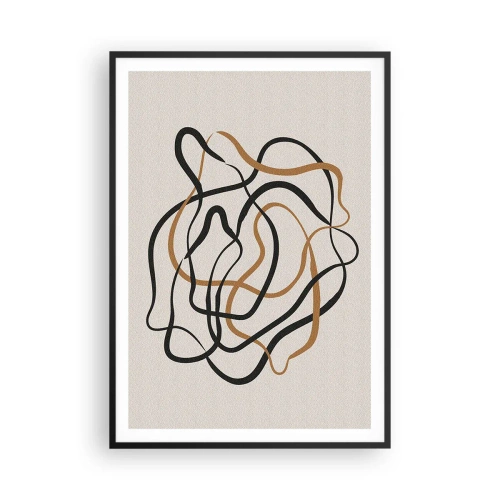 Poszter fehér keretben - Minden összezavarodott - 70x100 cm