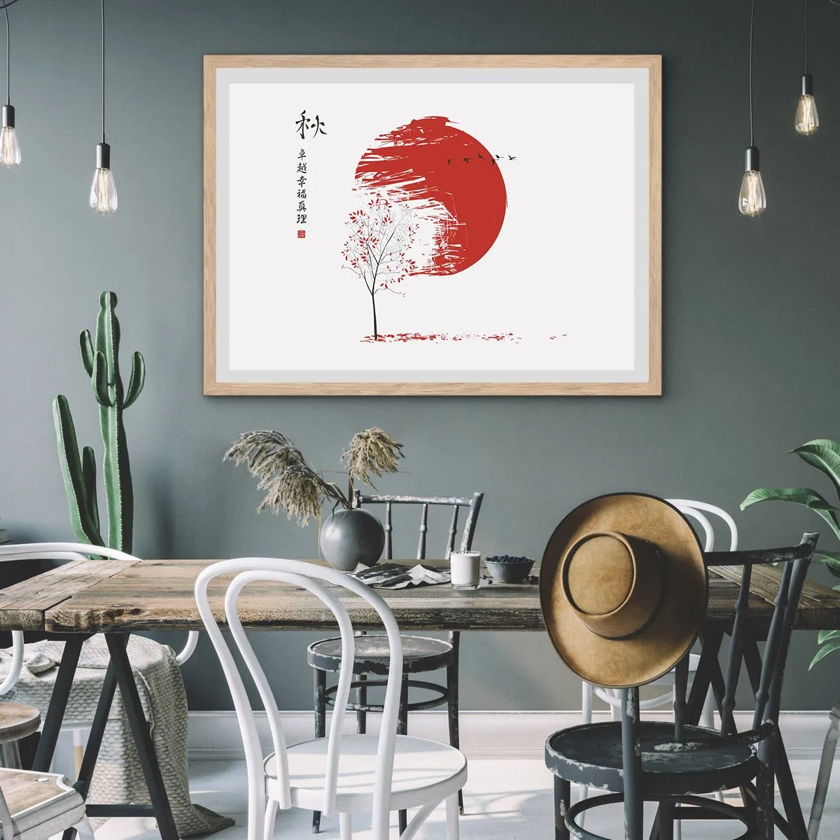 Poszter világos tölgy keretben - Ismered ezt az országot? - 91x61 cm