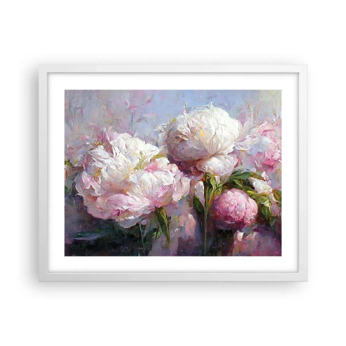 Poszter fekete keretben - Egy csokor, mely csordultig van élettel - 50x40 cm