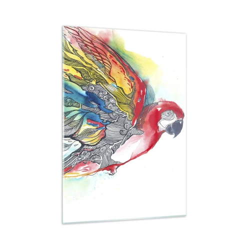 Üveg kép - Élj színesen - 50x70 cm