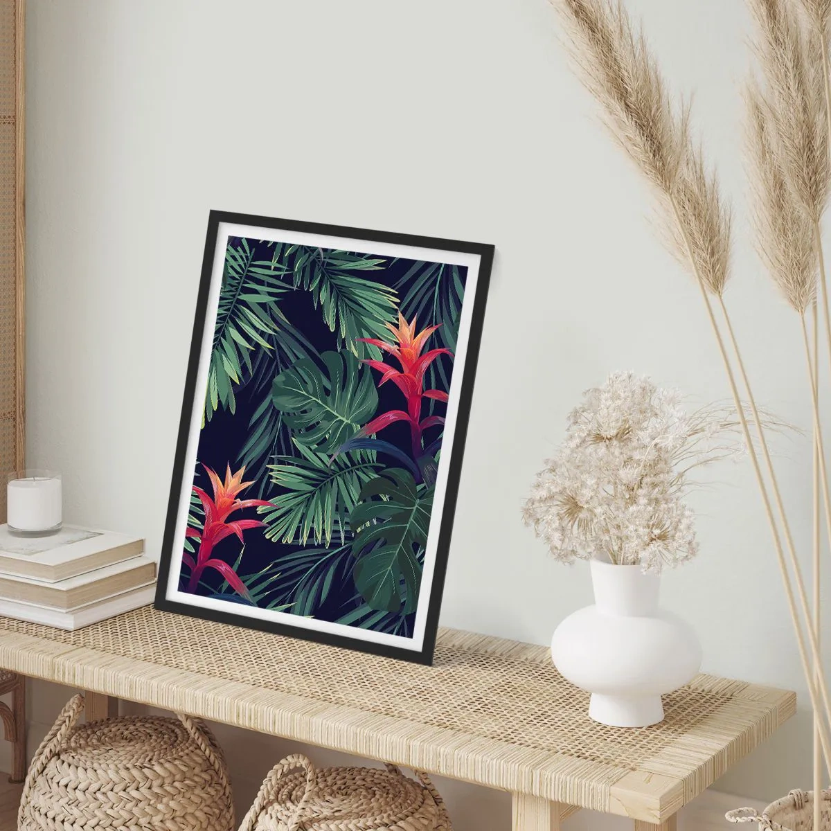 Poszter fehér keretben - Zölden égni - 61x91 cm