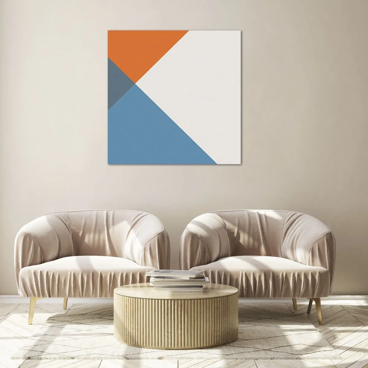 Üveg kép - Szögben… - 70x70 cm