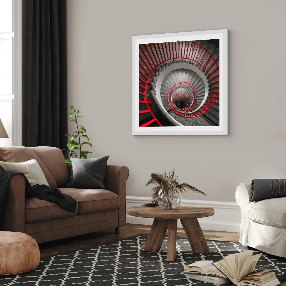 Poszter fekete keretben - Építészeti játékok - 60x60 cm