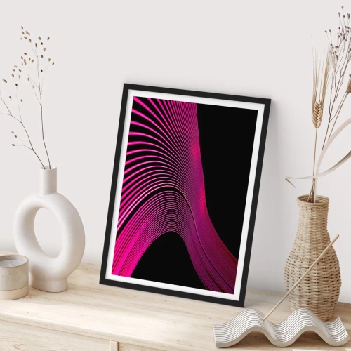 Poszter fehér keretben - A fény sugárútján - 70x100 cm