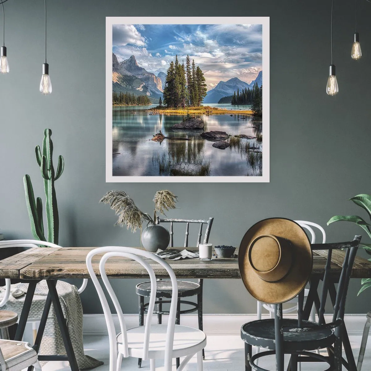 Poszter - A nagy és tiszta víz mellett... - 30x30 cm