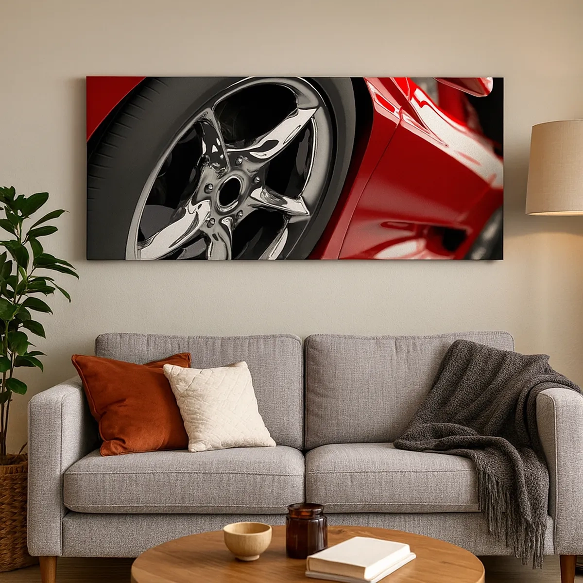 Vászonkép - Gyorsaságnak született - 30x30 cm