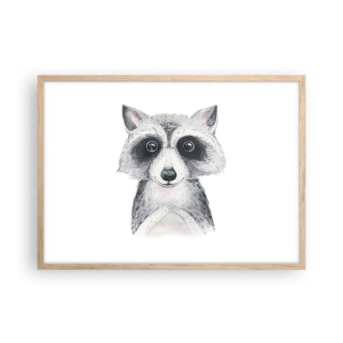 Poszter világos tölgy keretben - Egy pillanat meghatottságra - 70x50 cm