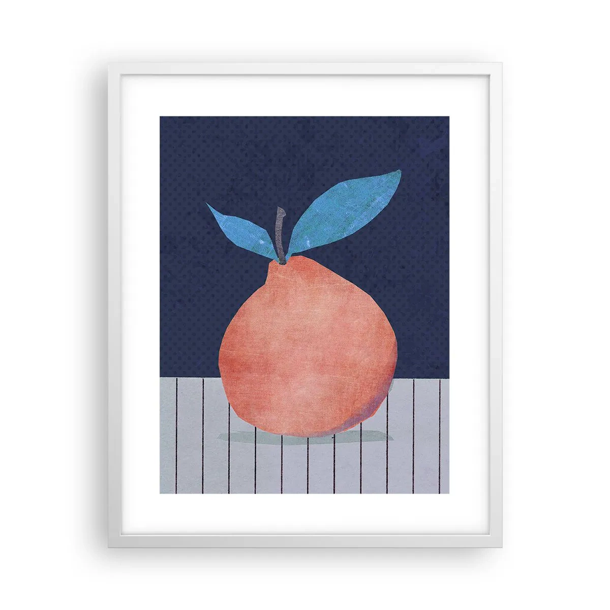 Poszter fekete keretben - Domborúság és sík - 40x50 cm