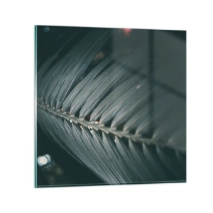 Üveg kép - A természet pontossága - 30x30 cm