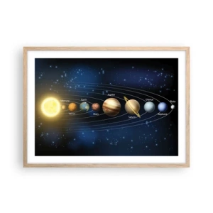 Poszter világos tölgy keretben - Egy a tízből - 70x50 cm