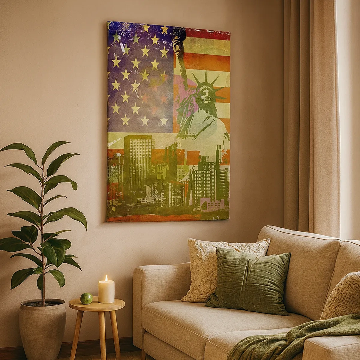 Vászonkép - Viva America! - 50x70 cm