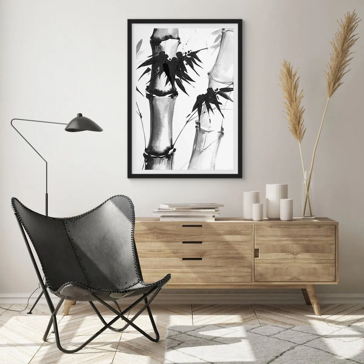 Poszter fehér keretben - Közelkép a keletről - 40x50 cm