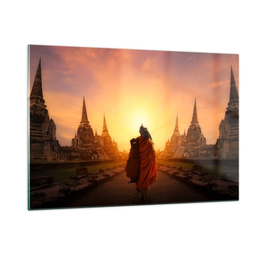 Üveg kép - Nyugalomban a végtelenségen át - 120x80 cm