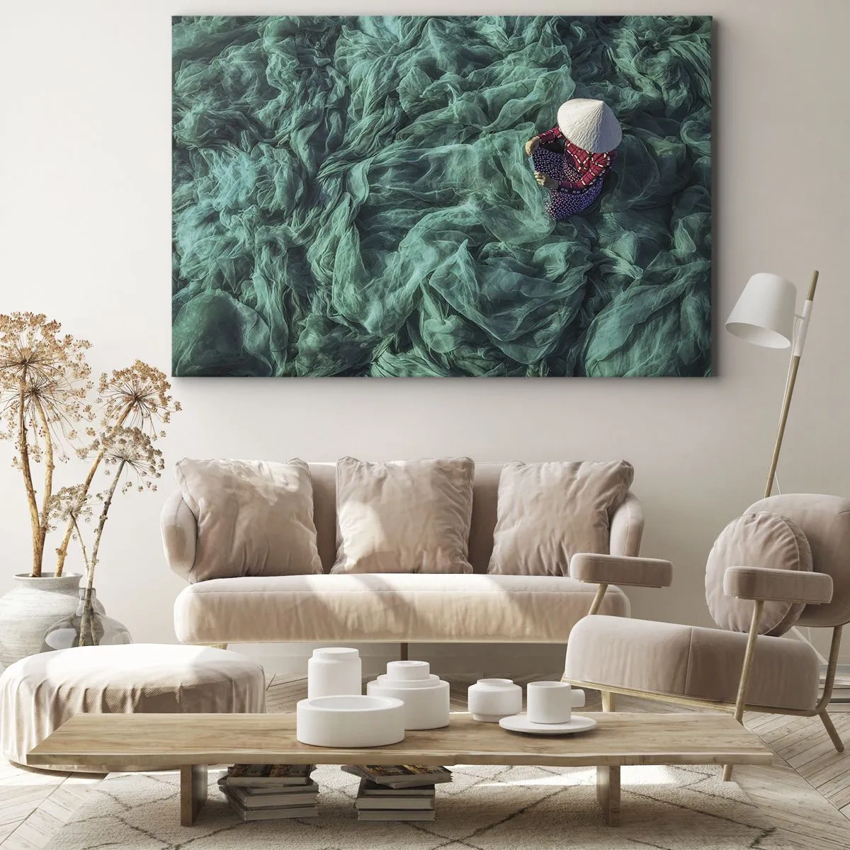 Vászonkép - A hálók tengerében - 70x50 cm