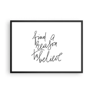 Poszter fehér keretben - Ez lehetséges - 70x50 cm