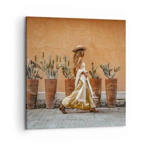 Vászonkép - Hippi stílusban - 60x60 cm