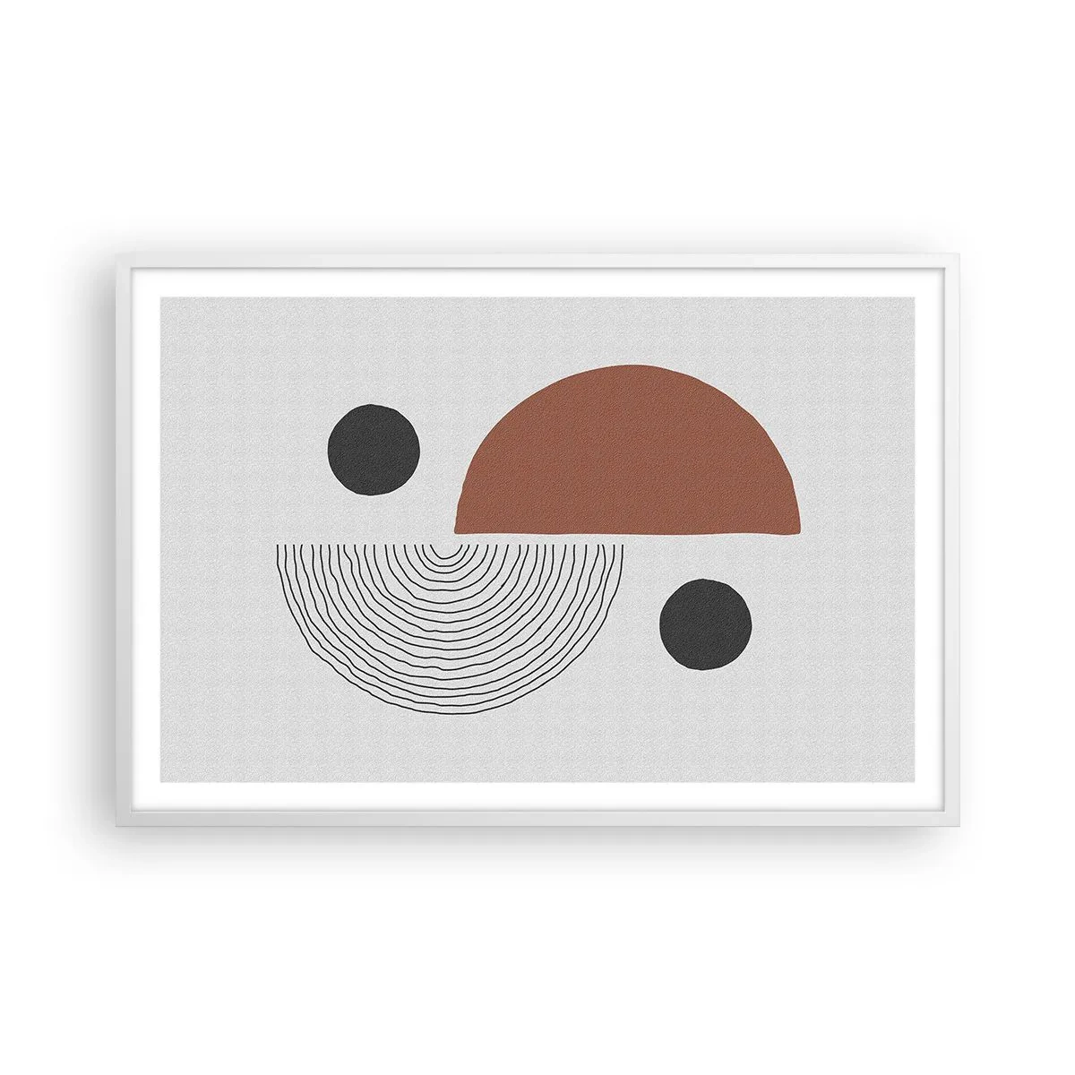 Poszter fekete keretben - A kerék tökéletessége - 91x61 cm