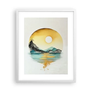 Poszter fekete keretben - A szépség körforgásában - 40x50 cm