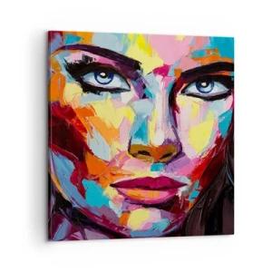 Vászonkép - A lélek is színes - 60x60 cm