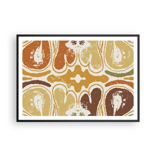 Poszter fehér keretben - Érzelmes absztrakció - 100x70 cm