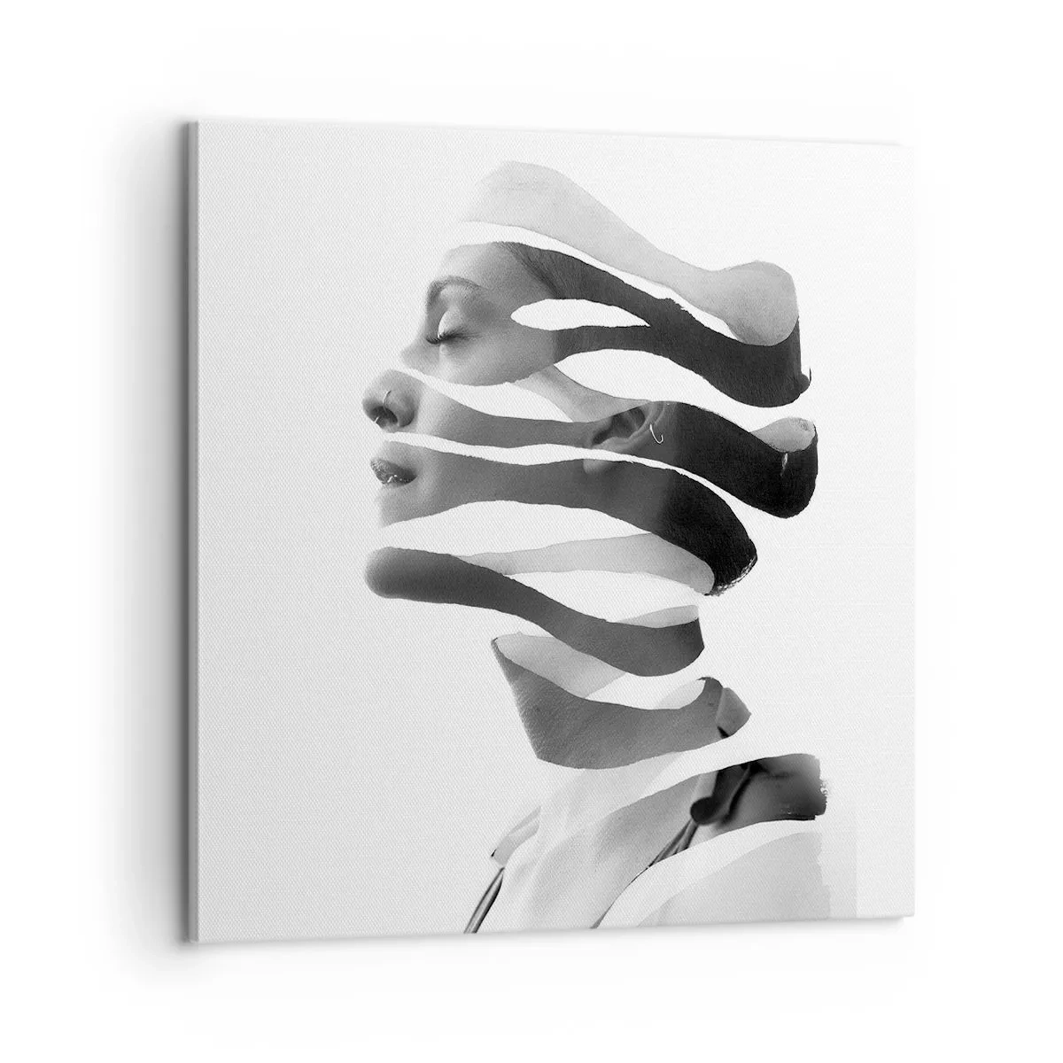 Vászonkép - Szürreális portré - 60x60 cm