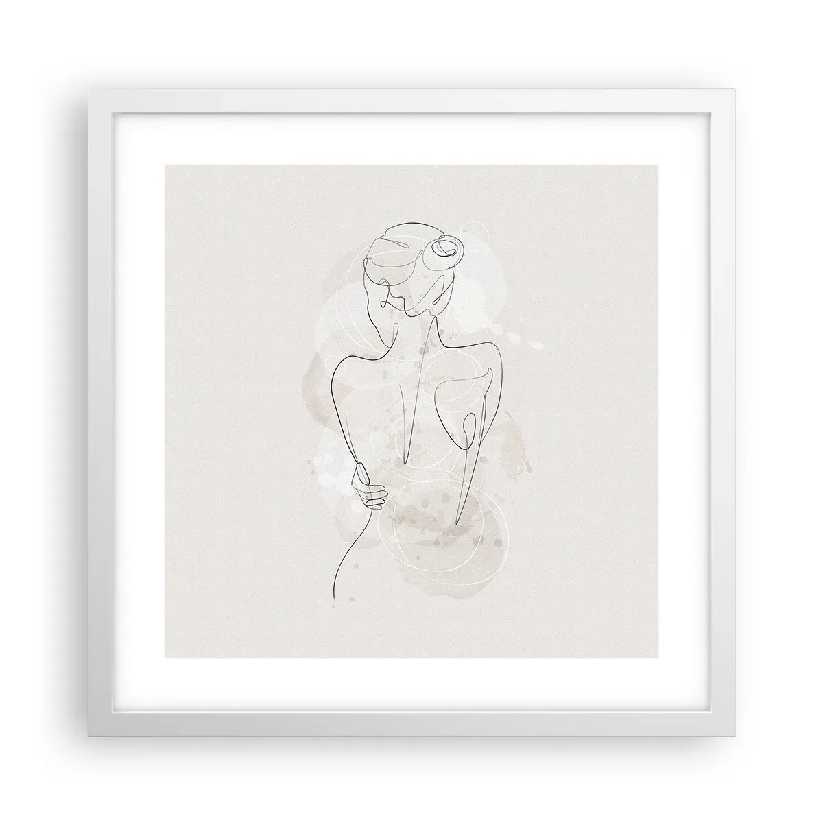 Poszter fekete keretben - Mint egy érzékeny hangszer - 40x40 cm