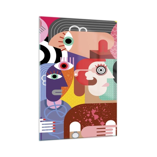 Üveg kép - Picassó úrtól vagyunk - 50x70 cm