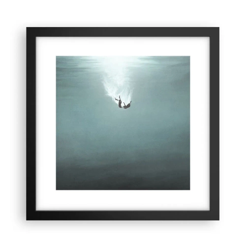 Poszter fehér keretben - Az óceán ölelésében - 30x30 cm