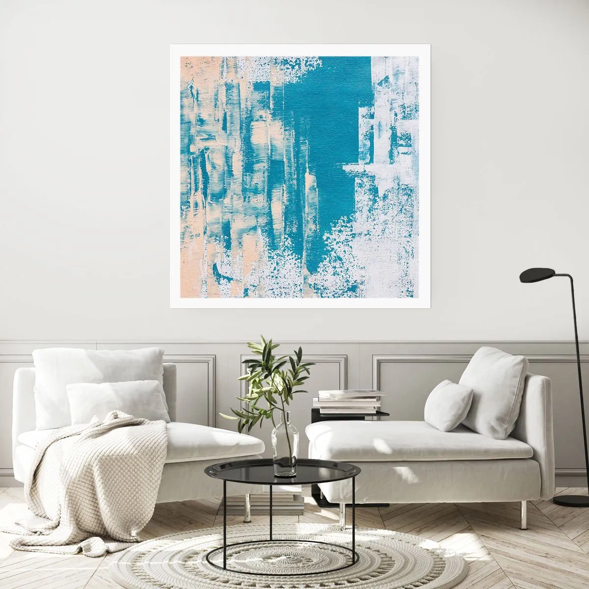 Poszter - Jégcsapon keresztül - 40x40 cm